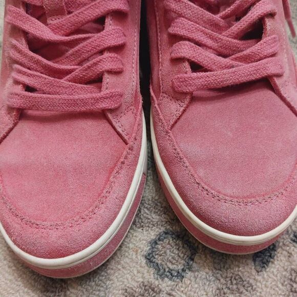 Authentic Gucci Pink Suede High Top Sneakers 36 EU / 5.5 US - Picture 10 of 16